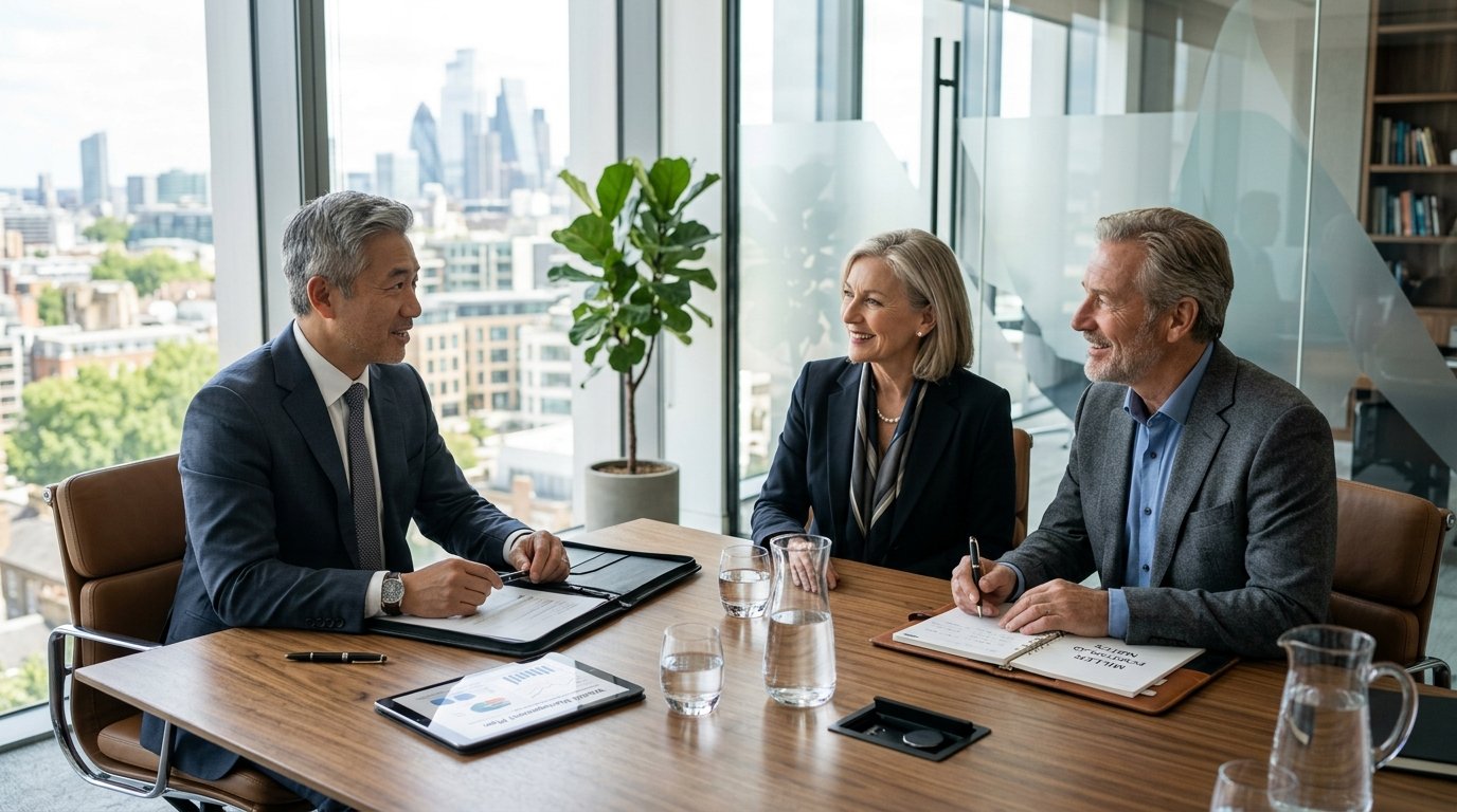 Wealth management advisory session
